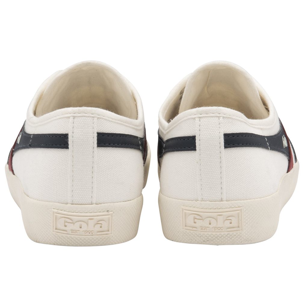 Gola Vegan Classics Coaster Slip Shoes Wit Donkerblauw Rood Nederland | 841-BTPSKL