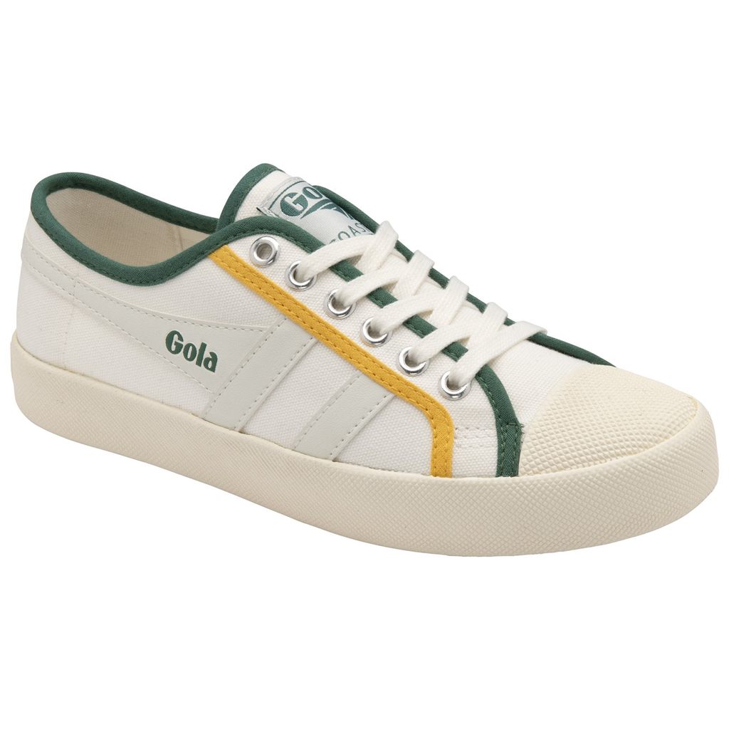 Gola Vegan Classics Coaster Smash Shoes Wit Donkergroen Nederland | 692-RBESJQ
