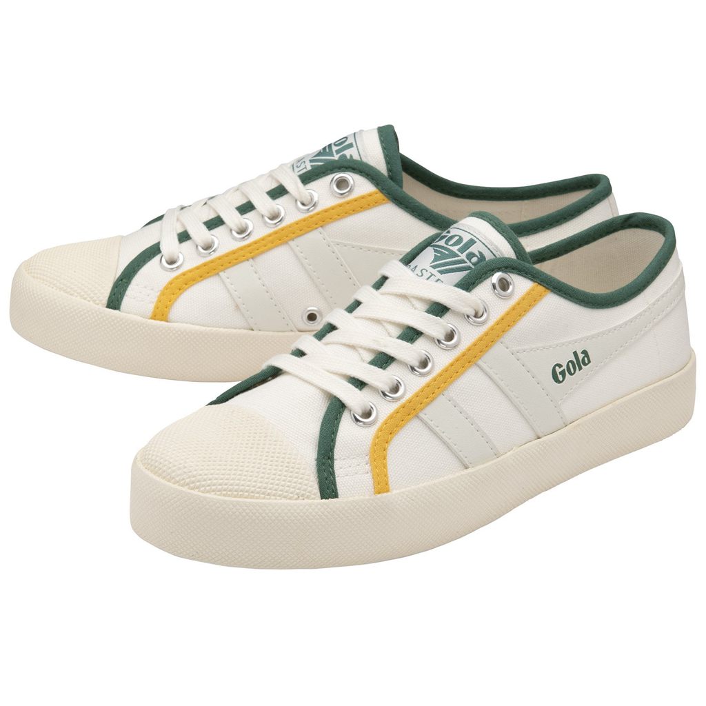 Gola Vegan Classics Coaster Smash Shoes Wit Donkergroen Nederland | 692-RBESJQ