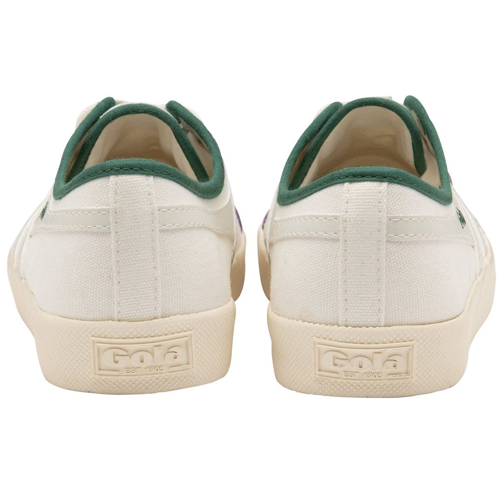 Gola Vegan Classics Coaster Smash Shoes Wit Donkergroen Paars Nederland | 685-MAQXEL