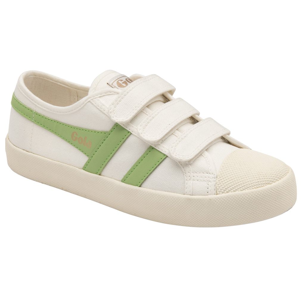 Gola Vegan Classics Coaster Strap Sneakers Wit Groen Nederland | 120-ELSCMU