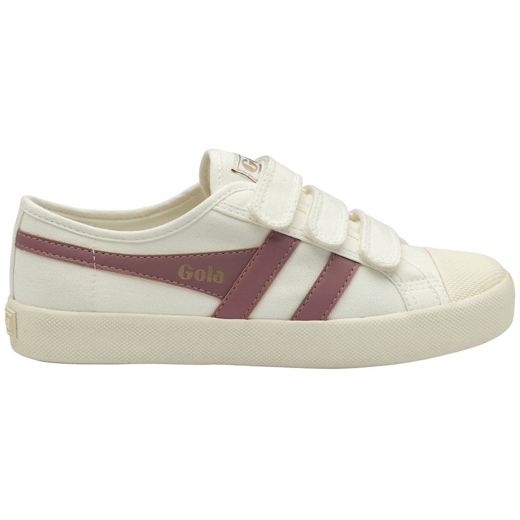 Gola Vegan Classics Coaster Strap Sneakers Wit Roze Nederland | 125-BFOGUN