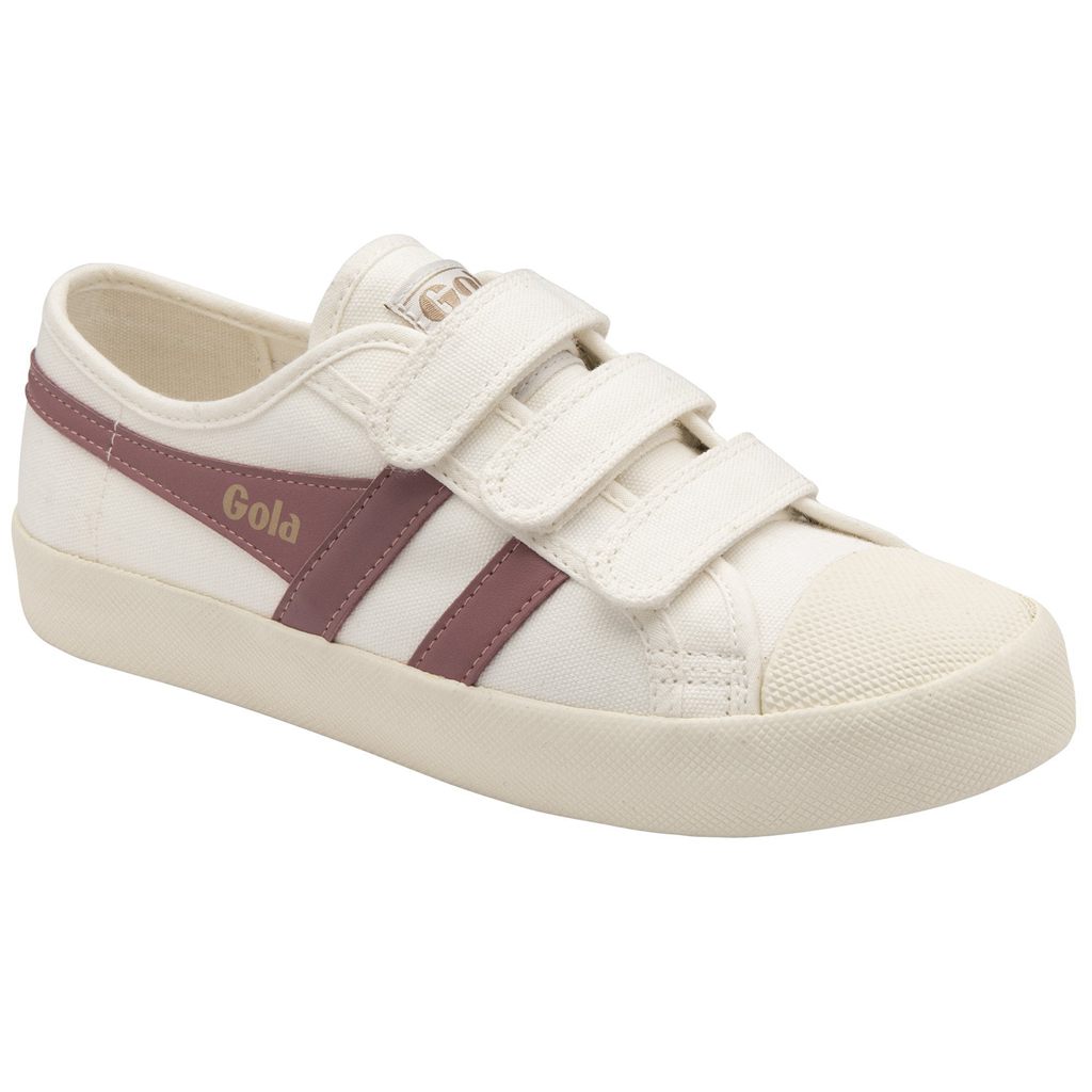 Gola Vegan Classics Coaster Strap Sneakers Wit Roze Nederland | 125-BFOGUN
