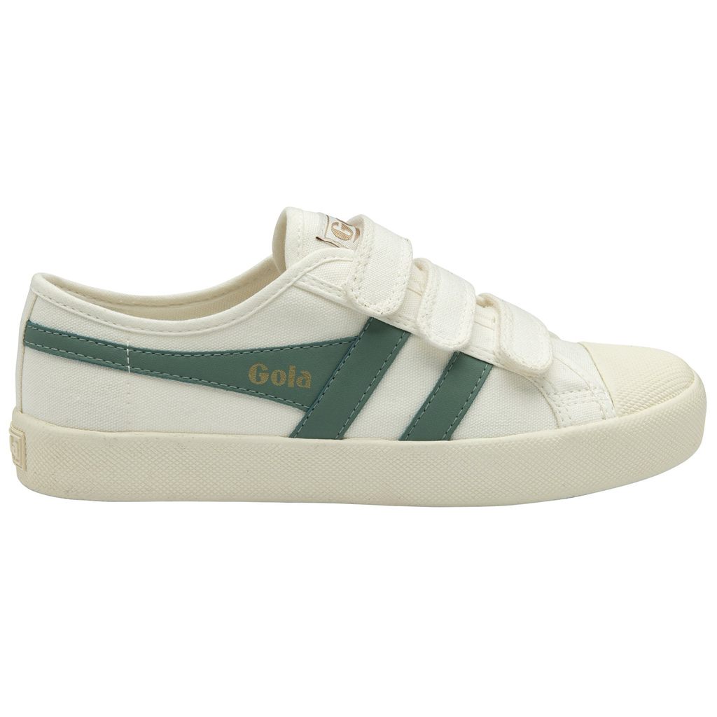 Gola Vegan Classics Coaster Strap Sneakers Wit Groen Nederland | 630-KJYPGH