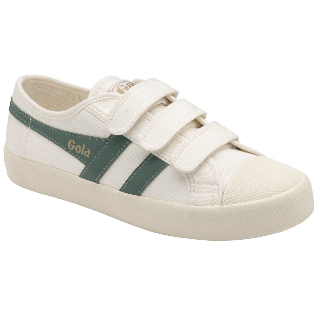 Gola Vegan Classics Coaster Strap Sneakers Wit Groen Nederland | 630-KJYPGH
