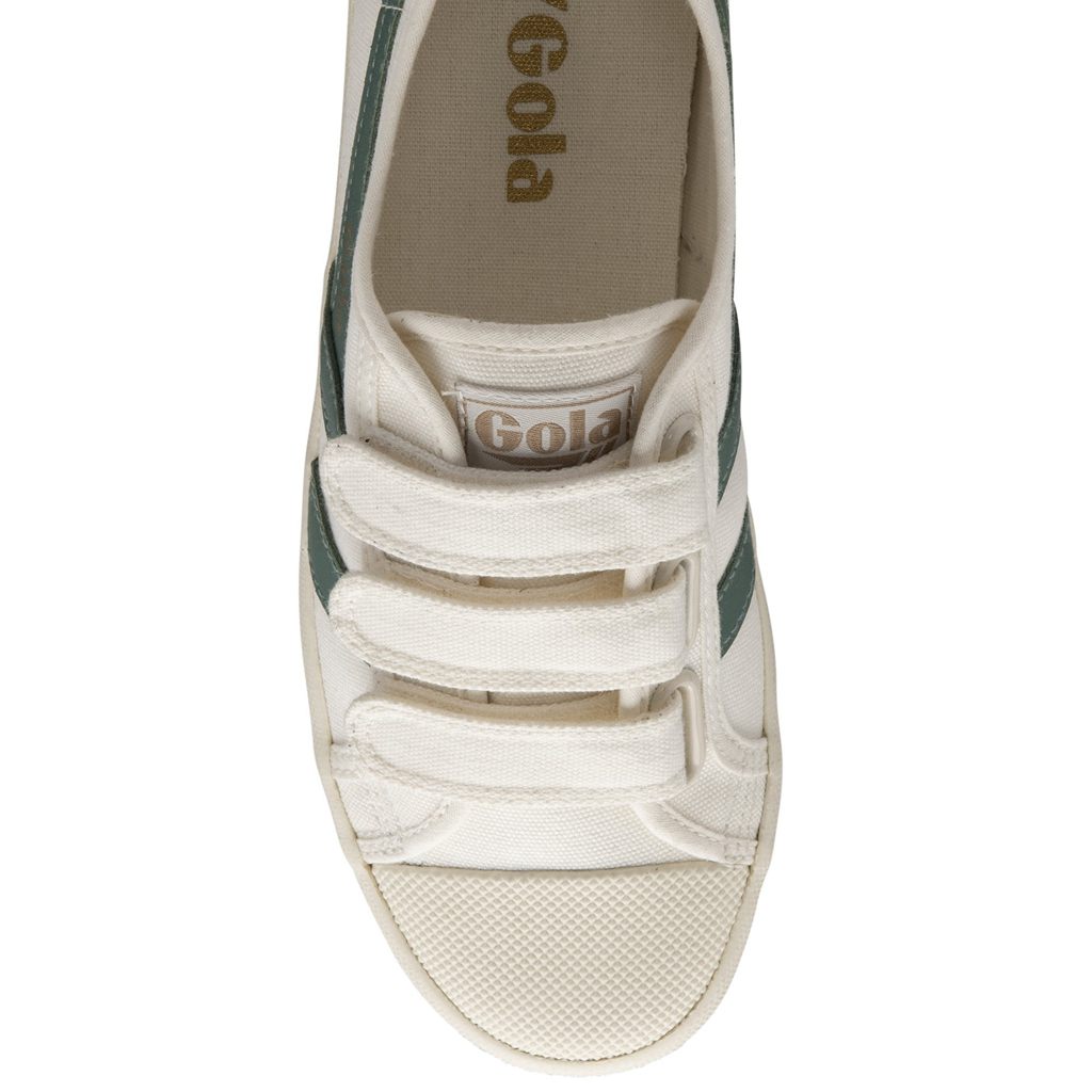Gola Vegan Classics Coaster Strap Sneakers Wit Groen Nederland | 630-KJYPGH