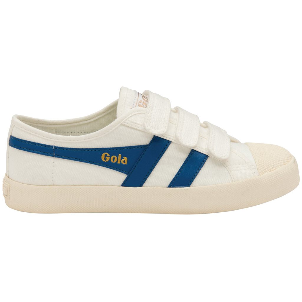 Gola Vegan Classics Coaster Strap Sneakers Wit Blauw Nederland | 397-FSQRPB