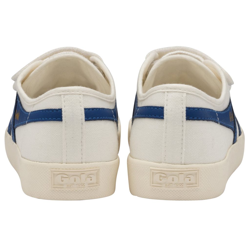 Gola Vegan Classics Coaster Strap Sneakers Wit Blauw Nederland | 397-FSQRPB