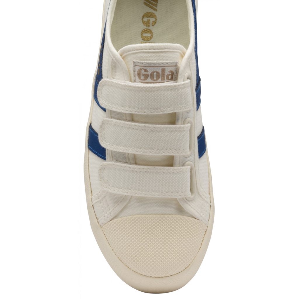 Gola Vegan Classics Coaster Strap Sneakers Wit Blauw Nederland | 397-FSQRPB