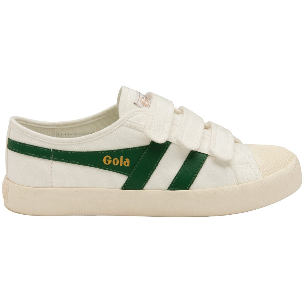 Gola Vegan Classics Coaster Strap Sneakers Wit Donkergroen Nederland | 354-KAIXBU