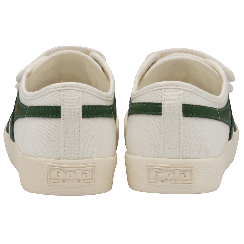 Gola Vegan Classics Coaster Strap Sneakers Wit Donkergroen Nederland | 354-KAIXBU