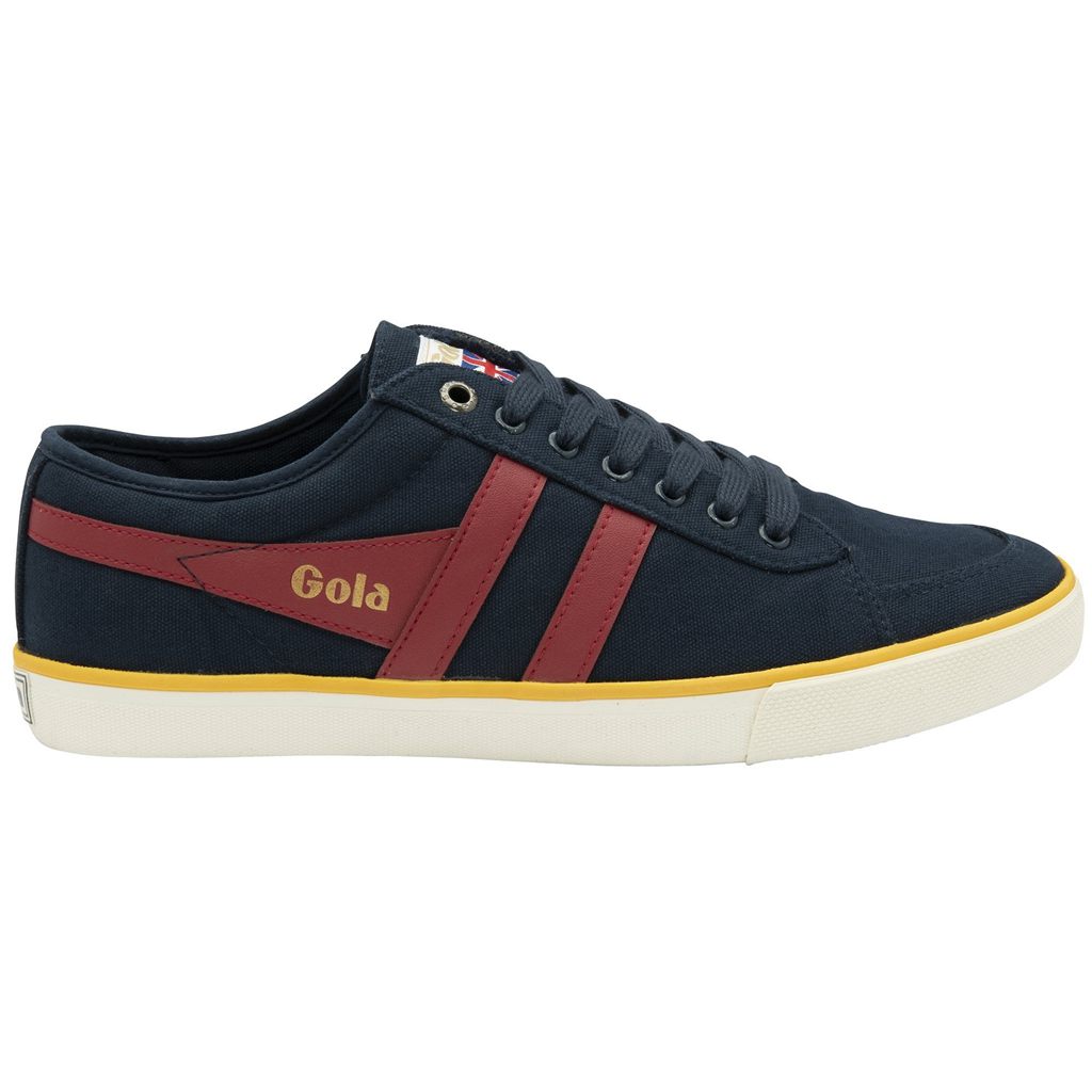 Gola Vegan Classics Comet Plimsoll Sneakers Donkerblauw Dieprood Nederland | 475-XEPOTL