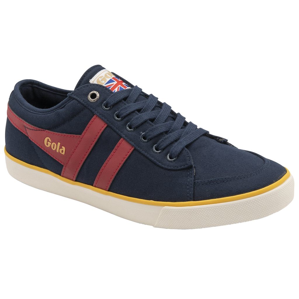 Gola Vegan Classics Comet Plimsoll Sneakers Donkerblauw Dieprood Nederland | 475-XEPOTL