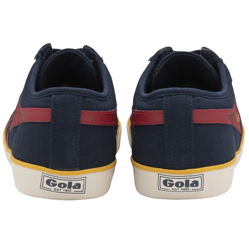 Gola Vegan Classics Comet Plimsoll Sneakers Donkerblauw Dieprood Nederland | 475-XEPOTL