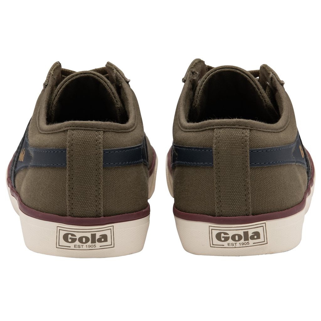 Gola Vegan Classics Comet Plimsoll Sneakers Khaki Donkerblauw Bordeaux Nederland | 903-HOYXKE