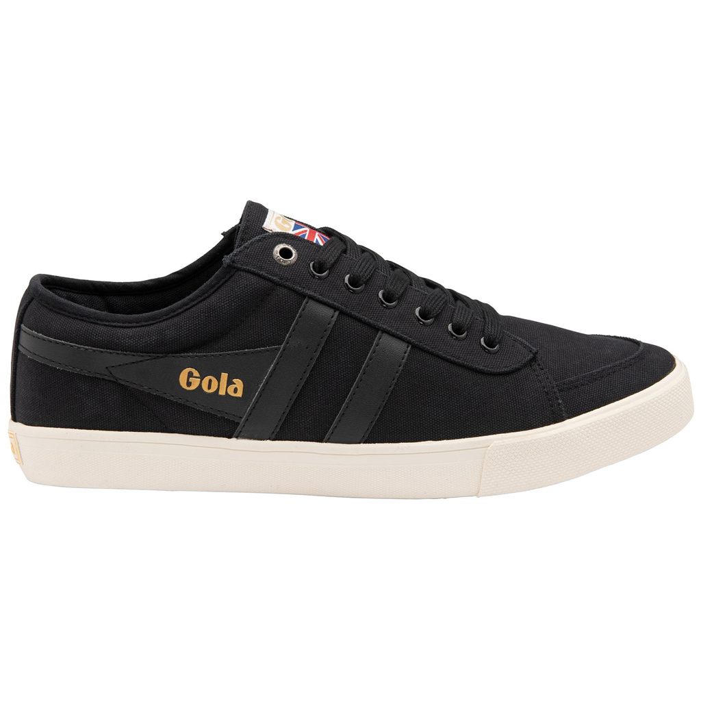 Gola Vegan Classics Comet Plimsoll Sneakers Zwart Zwart Wit Nederland | 162-OJZWCP