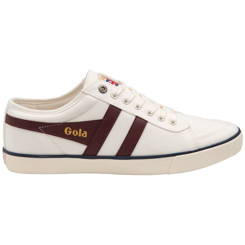 Gola Vegan Classics Comet Plimsoll Sneakers Wit Bordeaux Donkerblauw Nederland | 907-UIBKOX