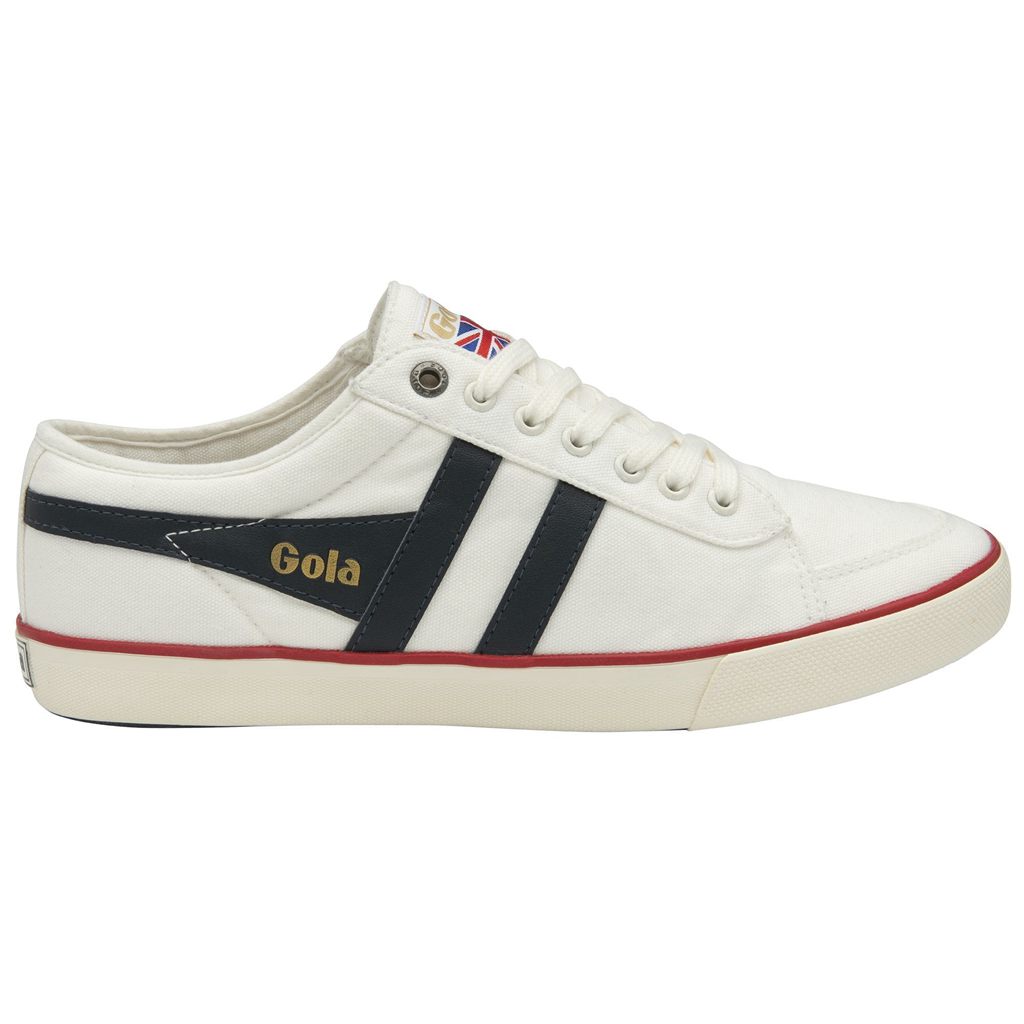 Gola Vegan Classics Comet Plimsoll Sneakers Wit Donkerblauw Rood Nederland | 912-CNFOZW