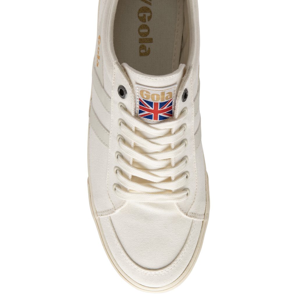 Gola Vegan Classics Comet Plimsoll Sneakers Wit Wit Nederland | 293-IXBWRL