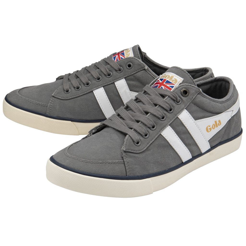 Gola Vegan Classics Comet Plimsoll Sneakers Wit Donkerblauw Nederland | 045-XESNJG