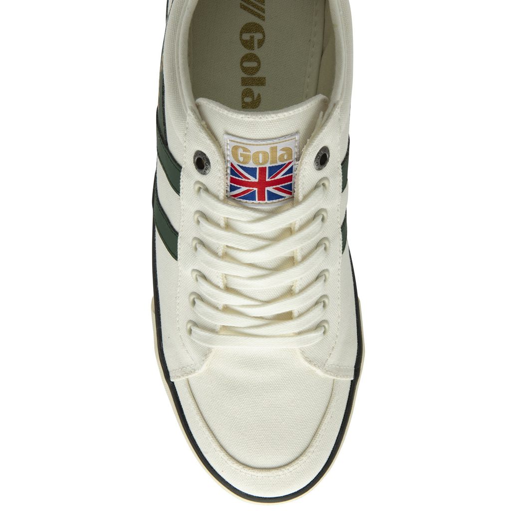 Gola Vegan Classics Comet Plimsoll Sneakers Wit Zwart Nederland | 320-RMGHYP