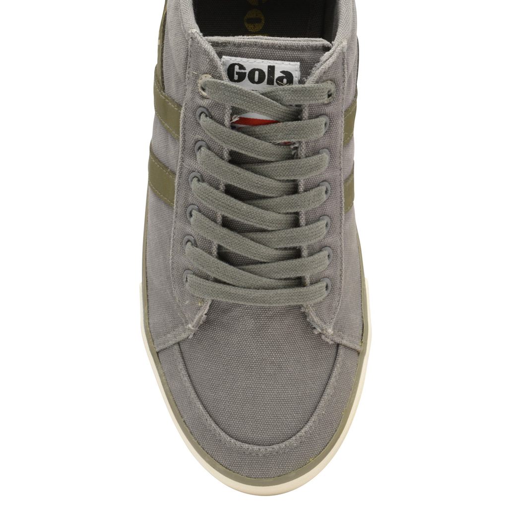 Gola Vegan Classics Comet Plimsoll Sneakers Grijs Khaki Nederland | 479-RPYCLE