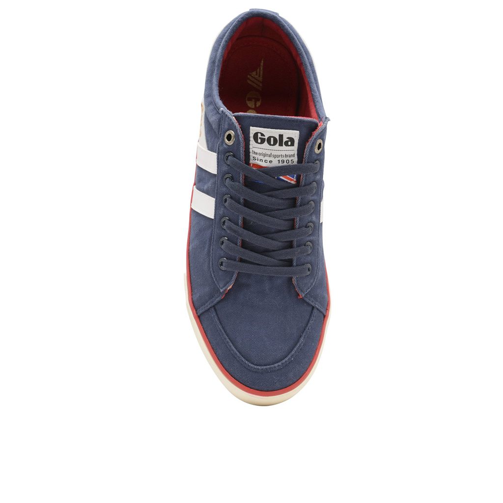Gola Vegan Classics Comet Plimsoll Sneakers Donkerblauw Wit Nederland | 359-JNYHSV
