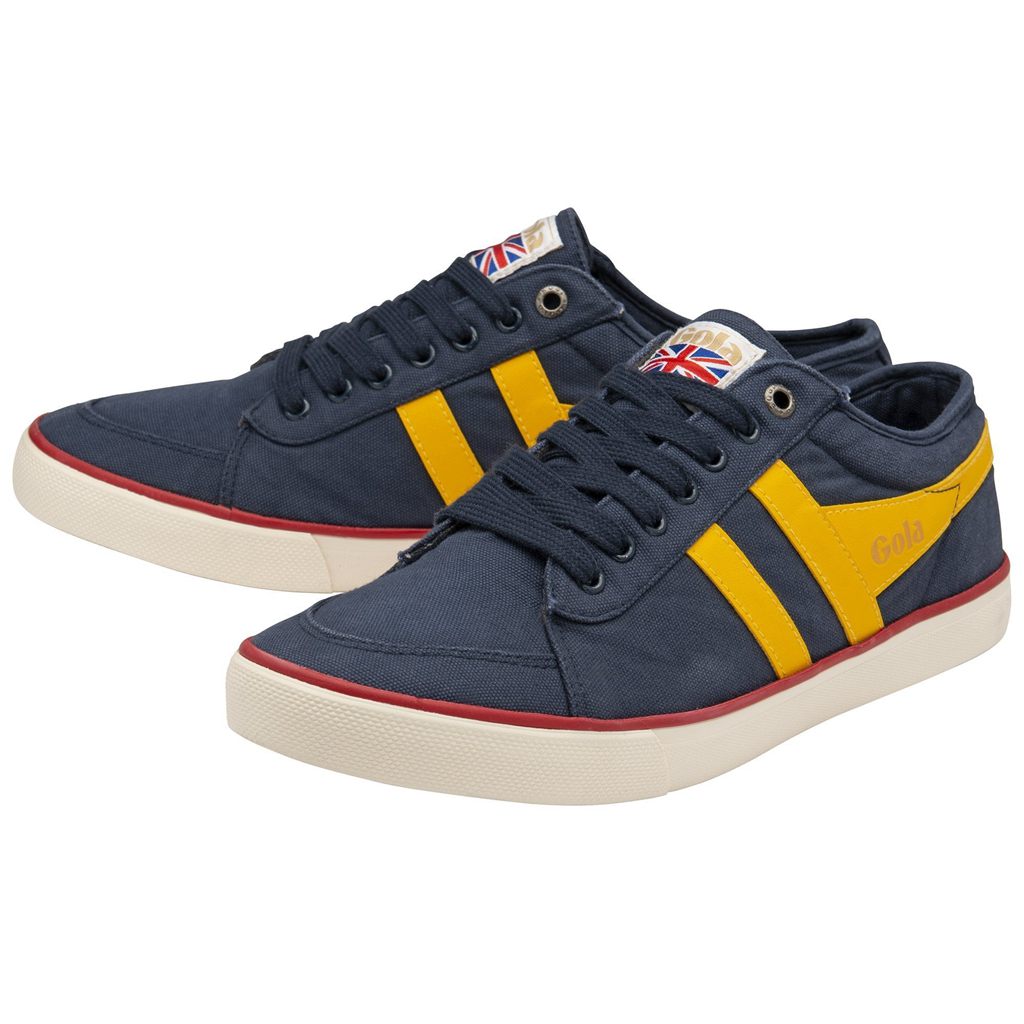 Gola Vegan Classics Comet Plimsoll Sneakers Donkerblauw Rood Nederland | 245-NBJFGA