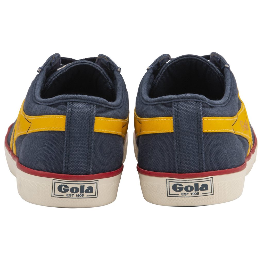 Gola Vegan Classics Comet Plimsoll Sneakers Donkerblauw Rood Nederland | 245-NBJFGA