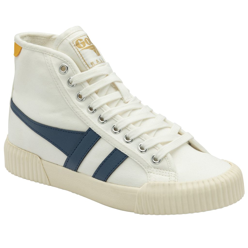 Gola Vegan Classics Rally High Plimsoll Sneakers Wit Nederland | 926-CSJHQW