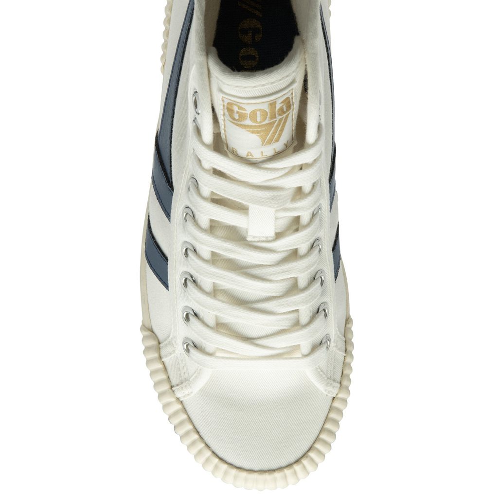 Gola Vegan Classics Rally High Plimsoll Sneakers Wit Nederland | 926-CSJHQW