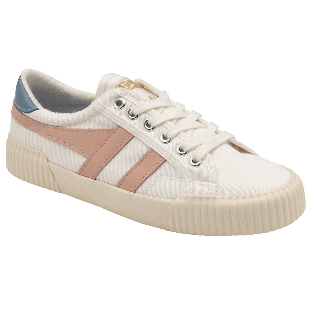 Gola Vegan Classics Rally Plimsoll Sneakers Wit Roze Nederland | 871-MEKITG