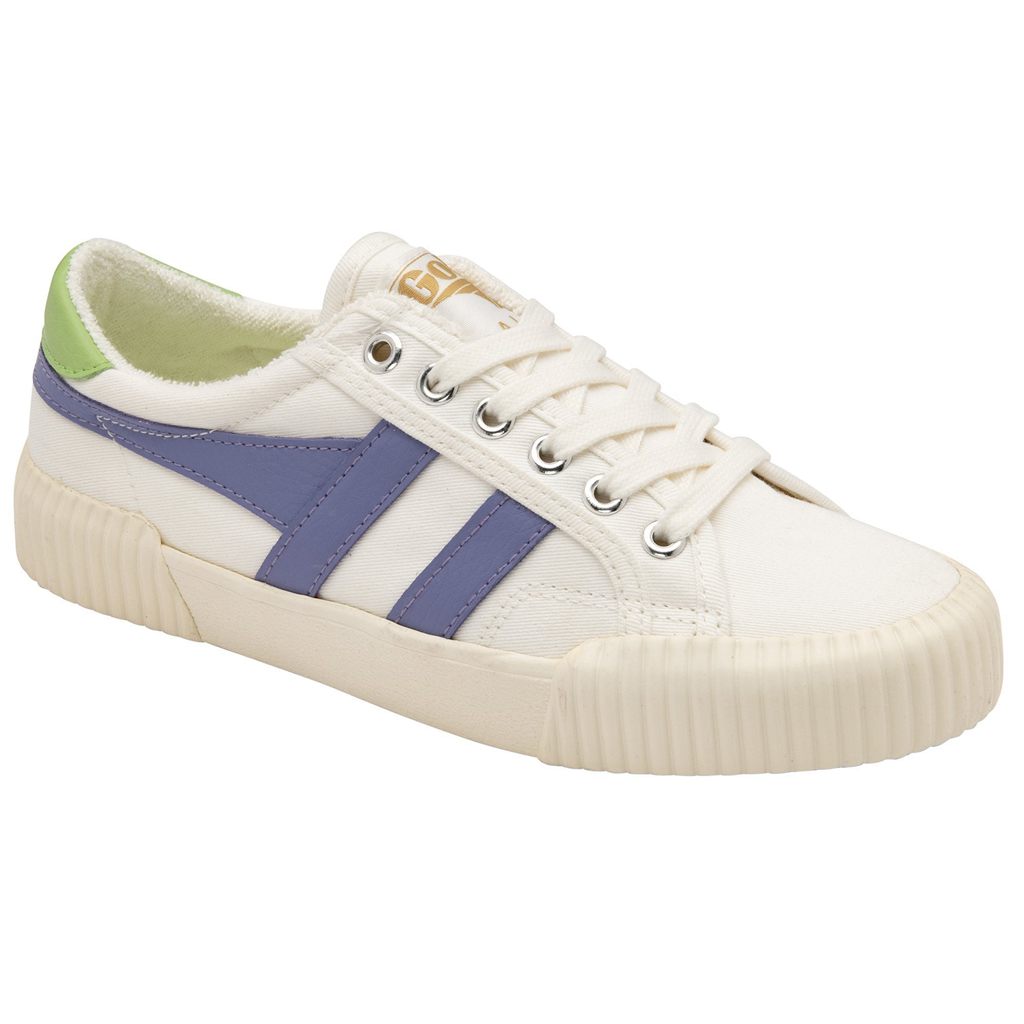 Gola Vegan Classics Rally Plimsoll Sneakers Wit Lavendel Groen Nederland | 098-QMBNJA