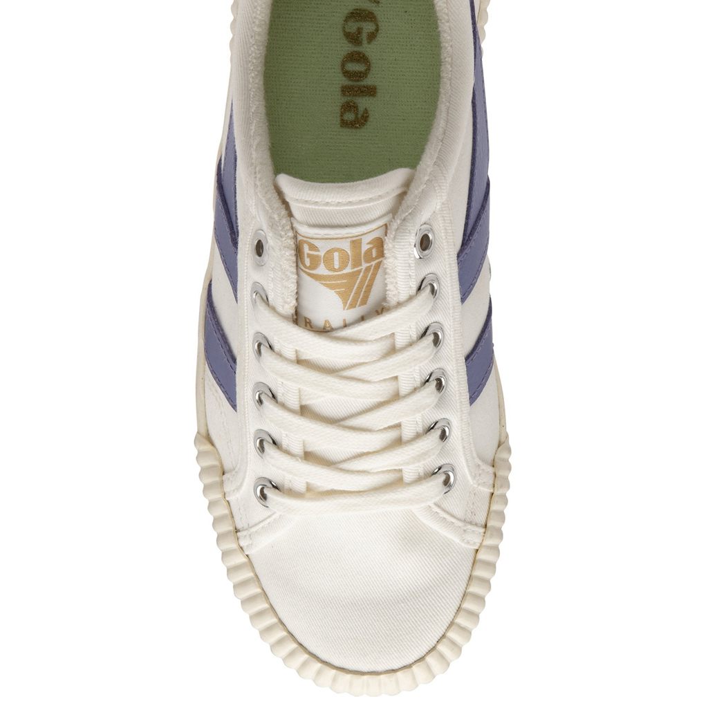 Gola Vegan Classics Rally Plimsoll Sneakers Wit Lavendel Groen Nederland | 098-QMBNJA