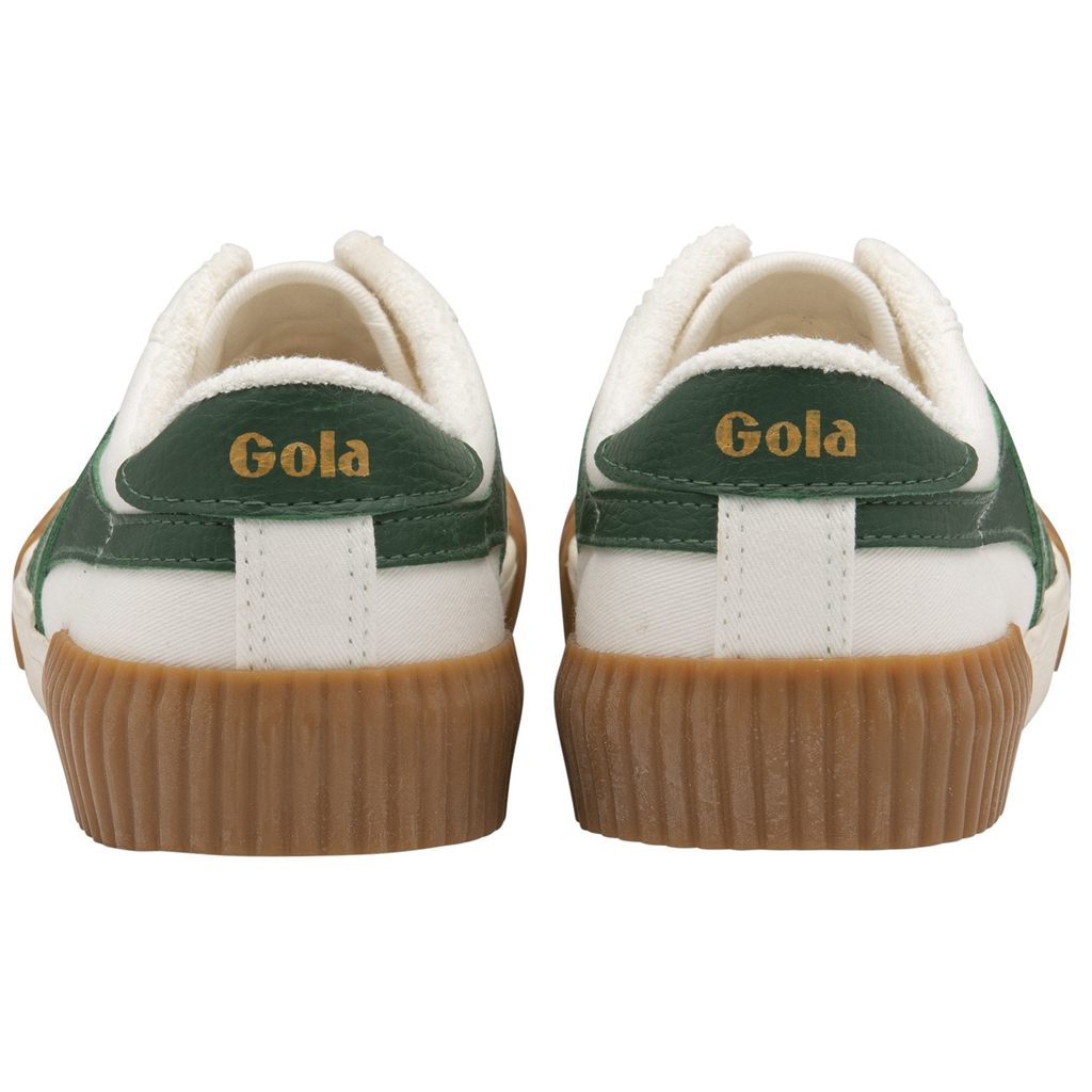 Gola Vegan Classics Rally Plimsoll Sneakers Wit Groen Nederland | 476-PZCREW