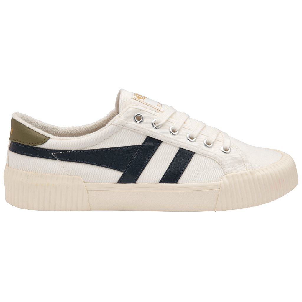 Gola Vegan Classics Rally Plimsoll Sneakers Wit Donkerblauw Khaki Nederland | 859-AGSQKN