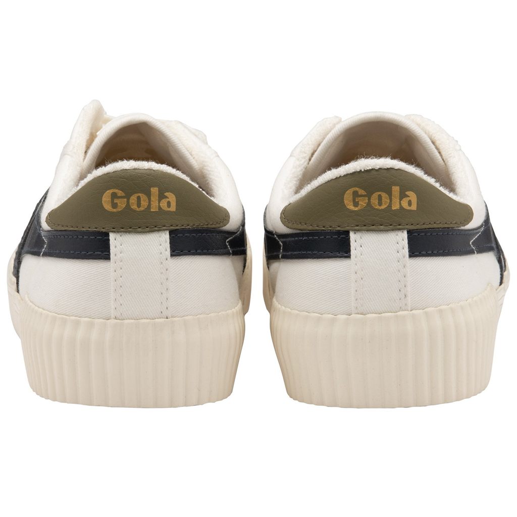 Gola Vegan Classics Rally Plimsoll Sneakers Wit Donkerblauw Khaki Nederland | 859-AGSQKN