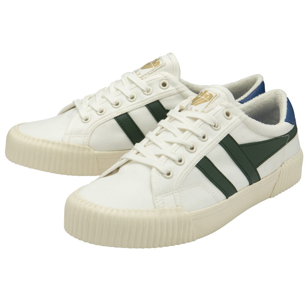 Gola Vegan Classics Rally Plimsoll Sneakers Wit Blauw Nederland | 967-QZBNIC