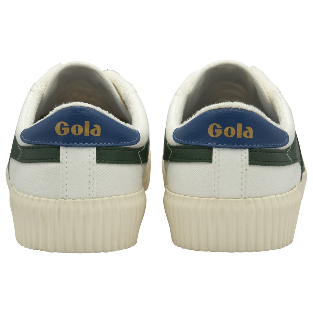 Gola Vegan Classics Rally Plimsoll Sneakers Wit Blauw Nederland | 967-QZBNIC