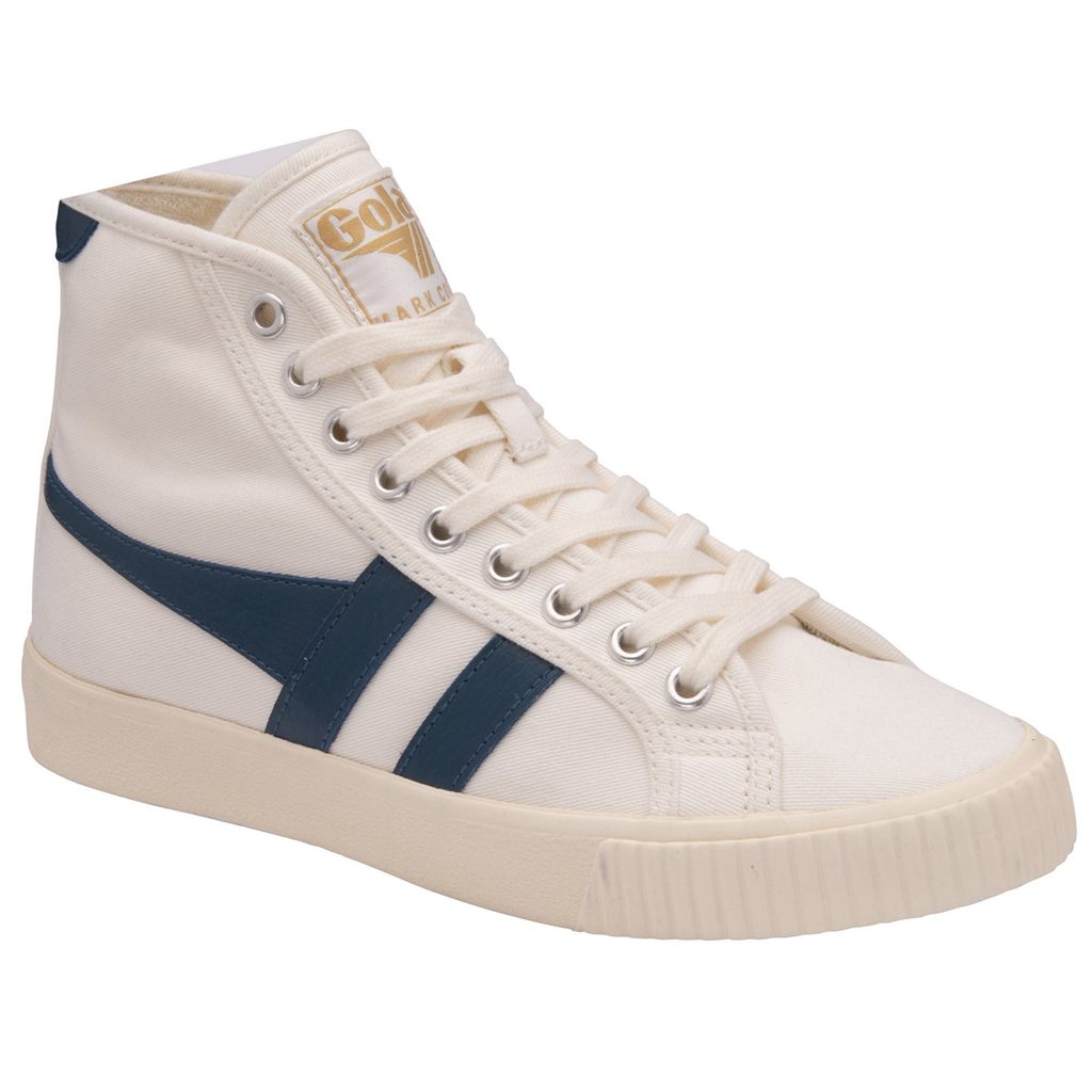 Gola Vegan Classics Tennis Mark Cox High Sneakers Wit Blauw Nederland | 378-FEDOKG