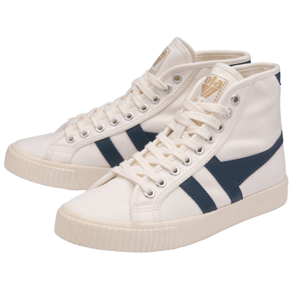 Gola Vegan Classics Tennis Mark Cox High Sneakers Wit Blauw Nederland | 378-FEDOKG