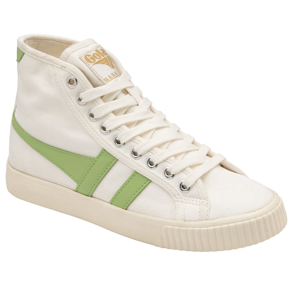 Gola Vegan Classics Tennis Mark Cox High Sneakers Wit Groen Nederland | 694-MUWVKA
