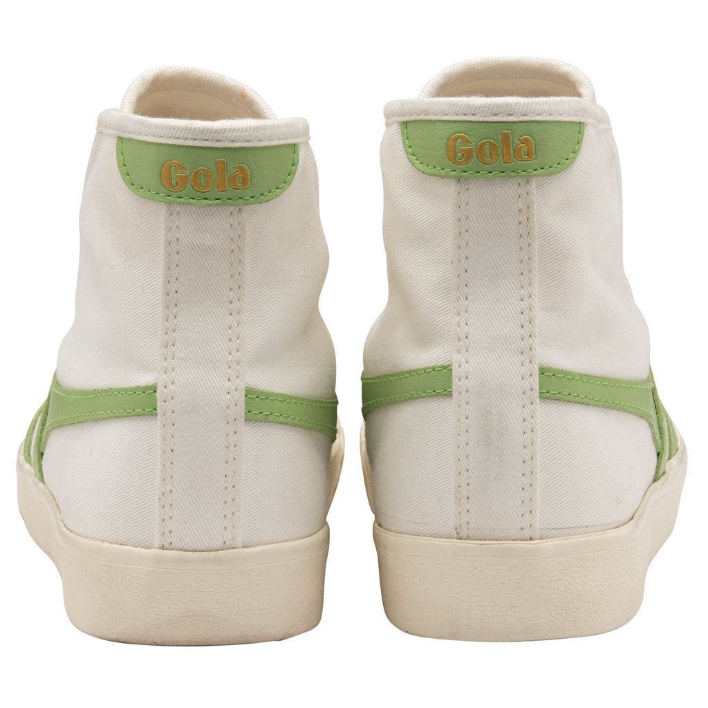 Gola Vegan Classics Tennis Mark Cox High Sneakers Wit Groen Nederland | 694-MUWVKA