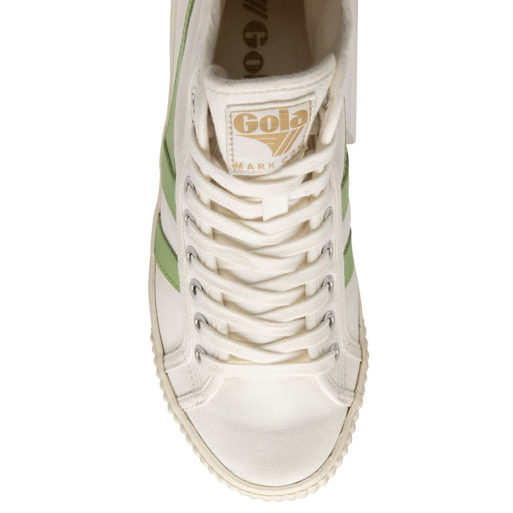 Gola Vegan Classics Tennis Mark Cox High Sneakers Wit Groen Nederland | 694-MUWVKA
