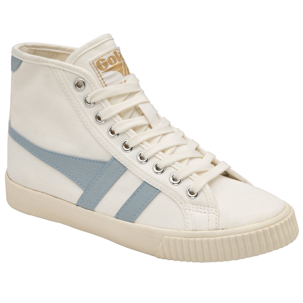 Gola Vegan Classics Tennis Mark Cox High Sneakers Wit Blauw Nederland | 159-ALSZXW