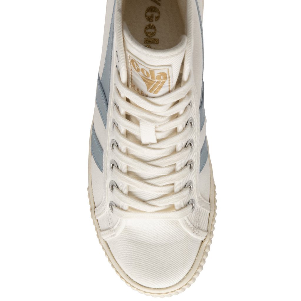 Gola Vegan Classics Tennis Mark Cox High Sneakers Wit Blauw Nederland | 159-ALSZXW