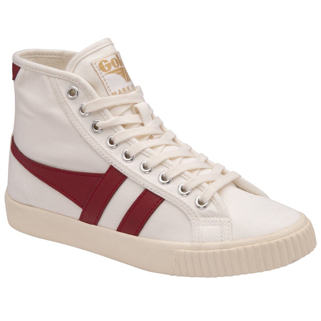 Gola Vegan Classics Tennis Mark Cox High Sneakers Wit Dieprood Nederland | 804-NWJORL