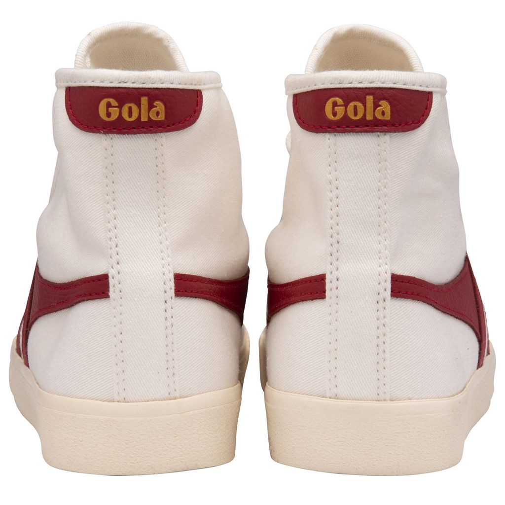 Gola Vegan Classics Tennis Mark Cox High Sneakers Wit Dieprood Nederland | 804-NWJORL
