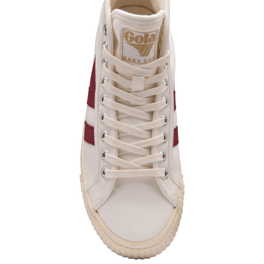 Gola Vegan Classics Tennis Mark Cox High Sneakers Wit Dieprood Nederland | 804-NWJORL