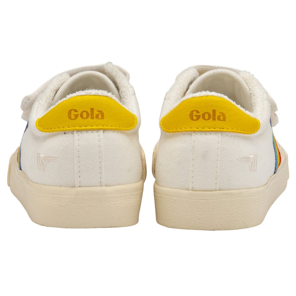 Gola Vegan Classics Tennis Mark Cox Rainbow Strap Shoes Wit Nederland | 982-PNIGCZ